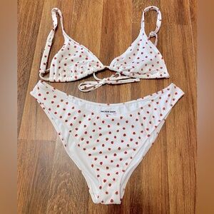 Strawberry print bikini